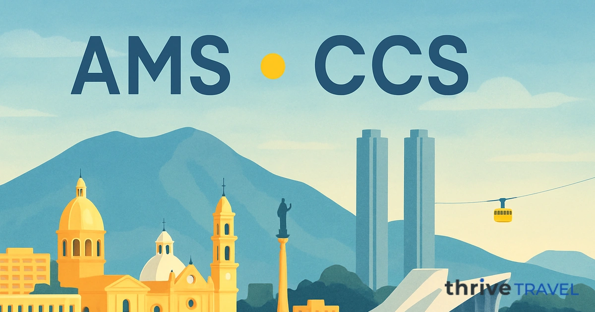 Amsterdam to Caracas