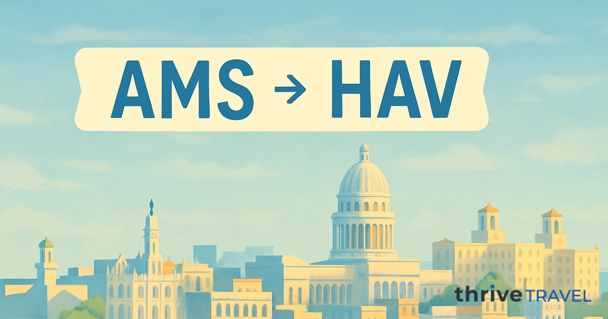 Amsterdam to Havana