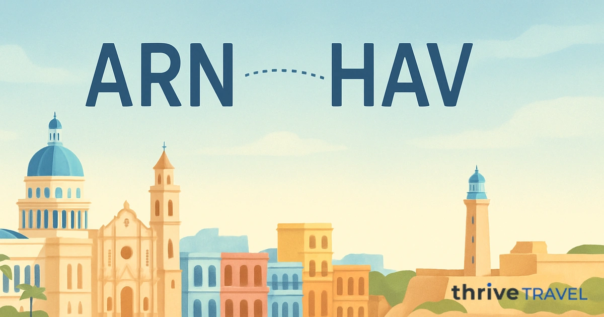Stockholm to Havana