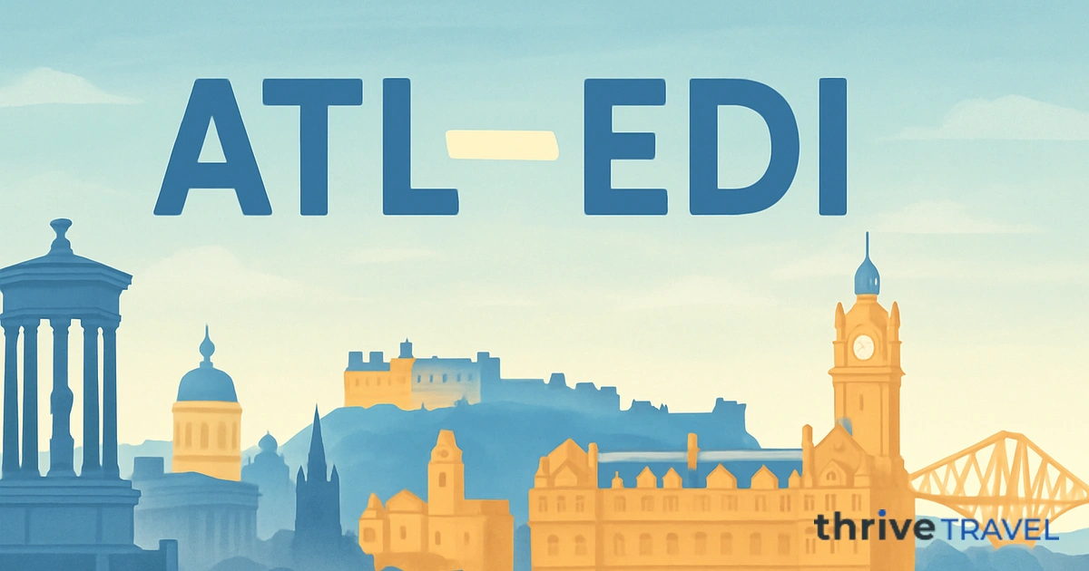 Atlanta to Edinburgh