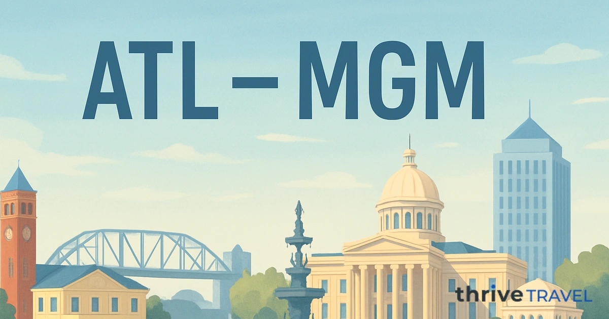 Atlanta to Montgomery