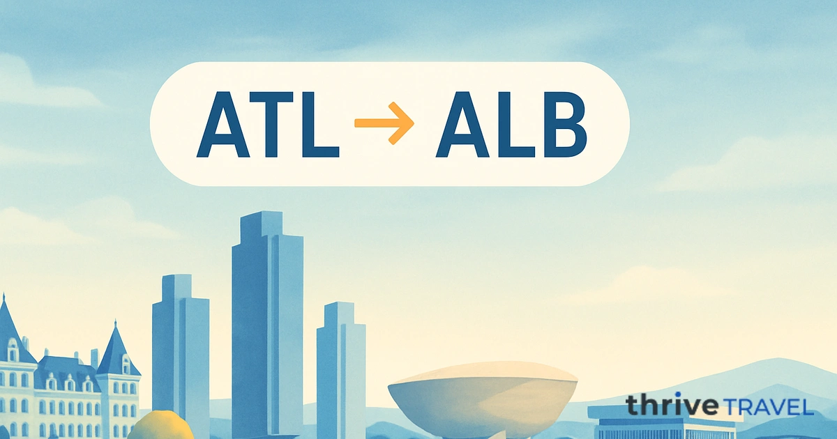 Atlanta to Albany