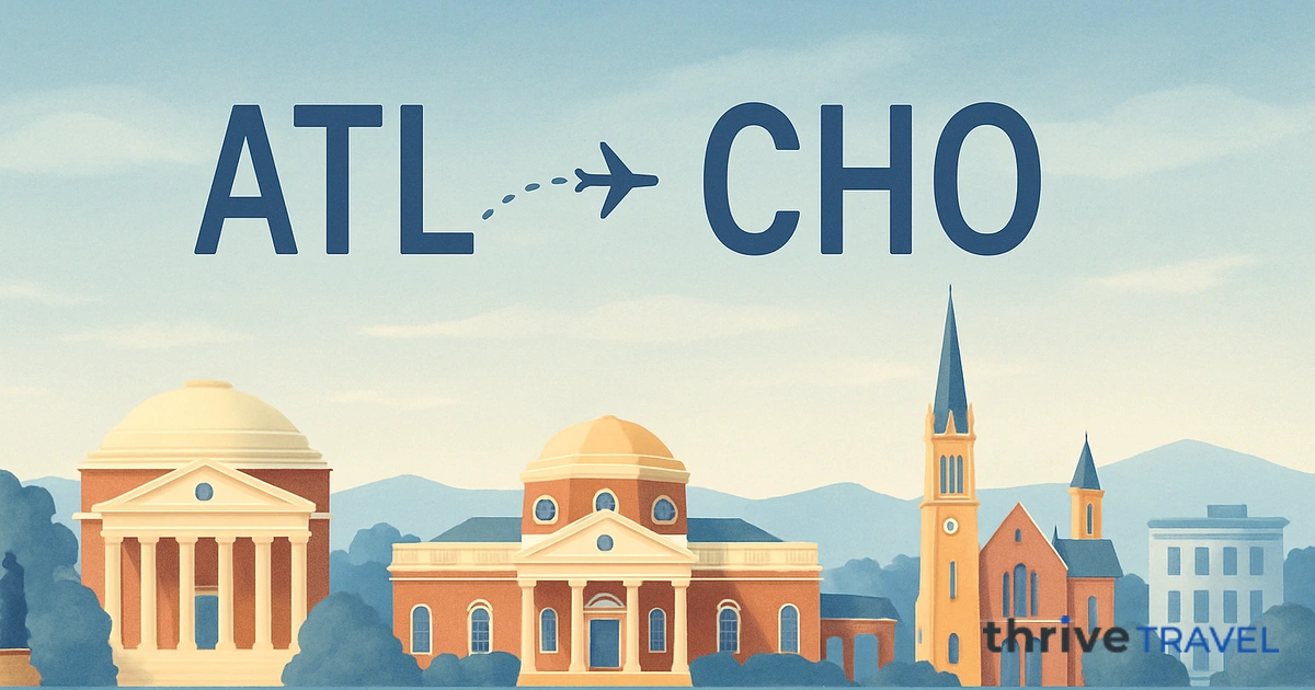 Atlanta to Charlottesville