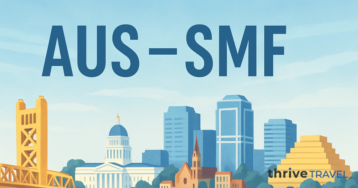 Austin to Sacramento