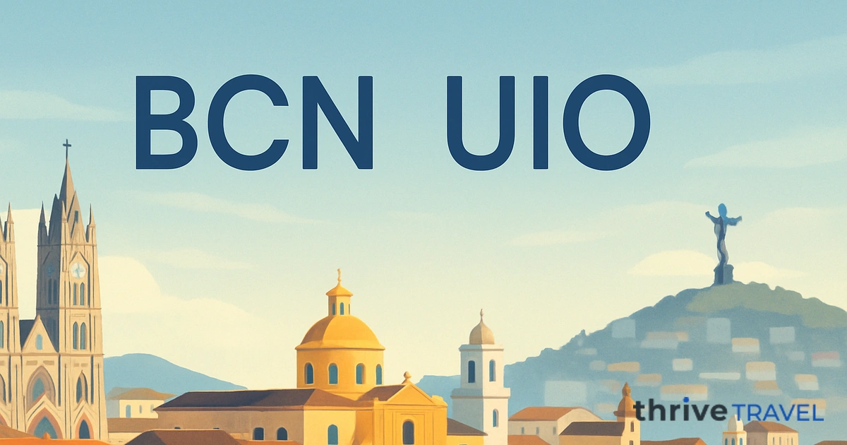 Barcelona to Quito