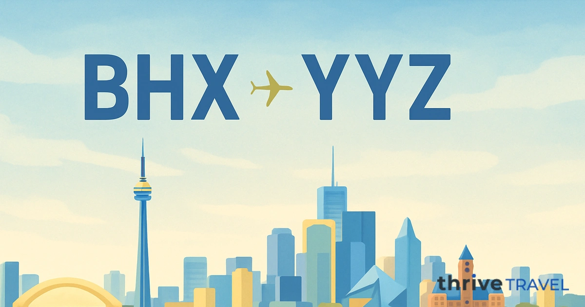 Birmingham to Toronto