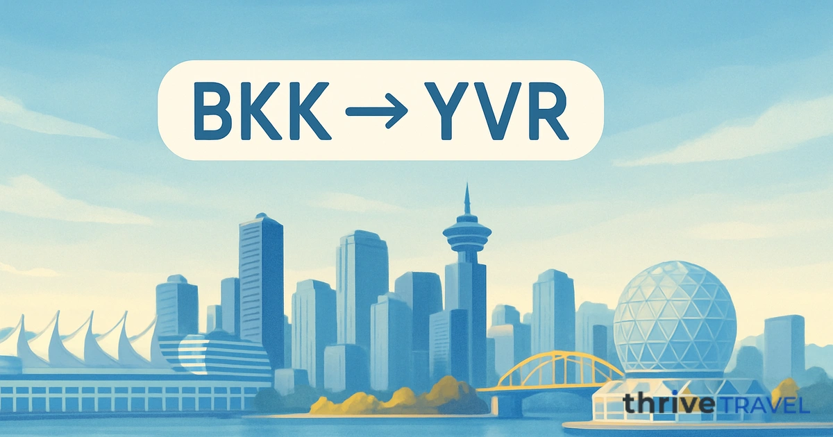 Bangkok to Vancouver