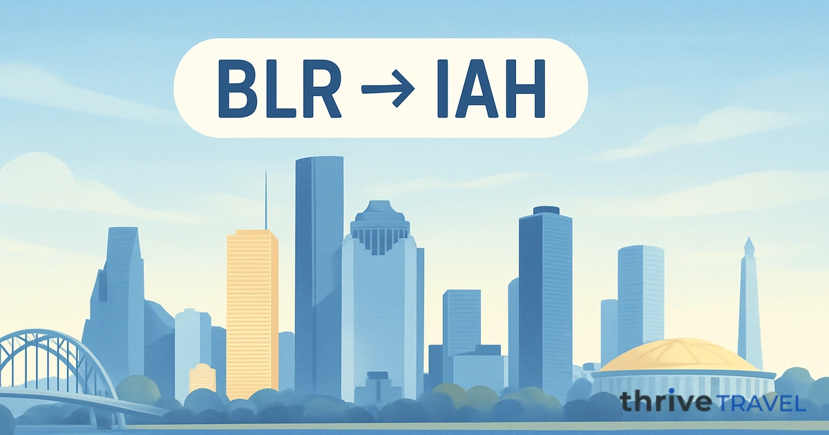 Bangalore to Houston