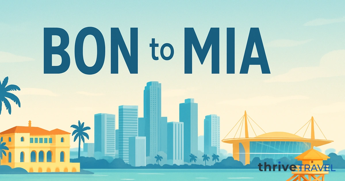 Bonaire to Miami