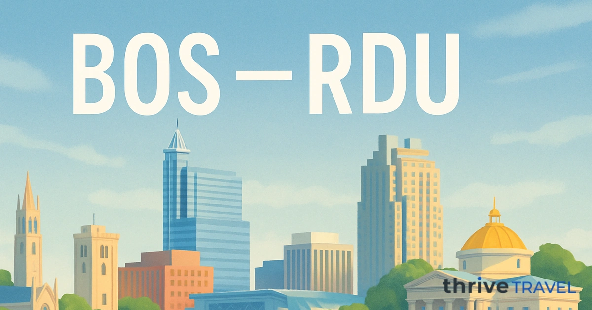 Boston to Raleigh-Durham