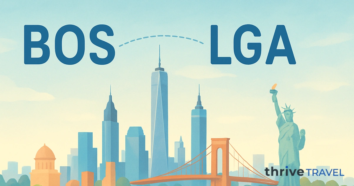 Boston to New York