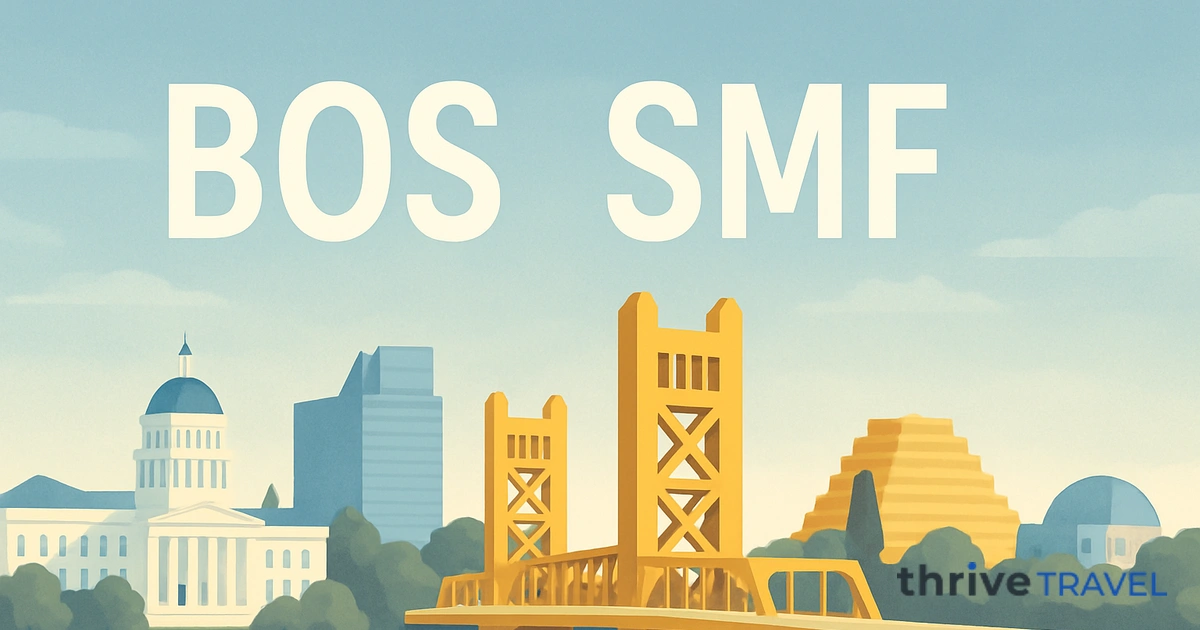 Boston to Sacramento