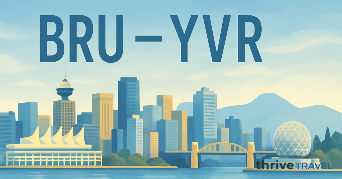 Brussels to Vancouver