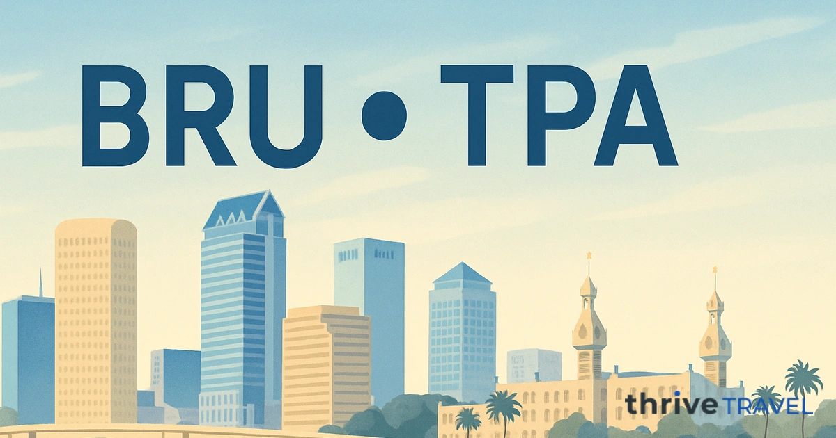 Brussels to Tampa