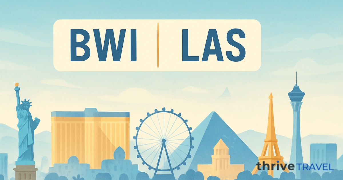 Baltimore to Las Vegas