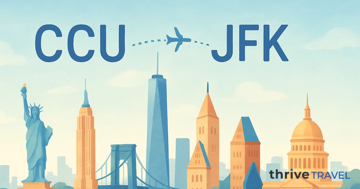 Kolkata to New York