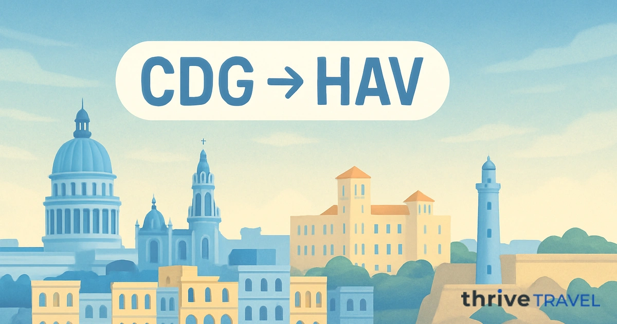 Paris to Havana