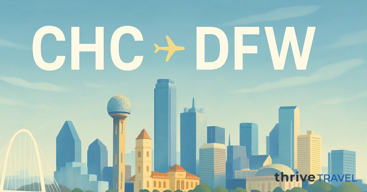 Christchurch to Dallas