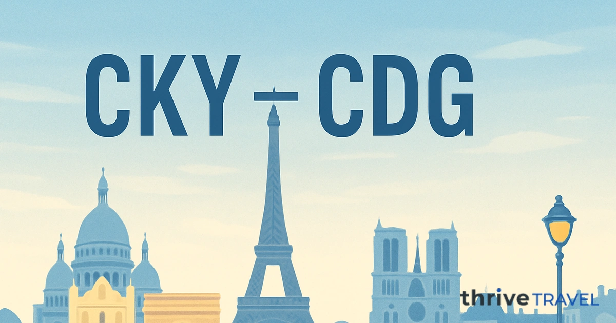 Conakry to Paris