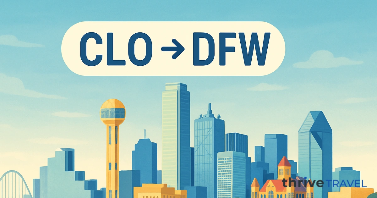 Cali to Dallas