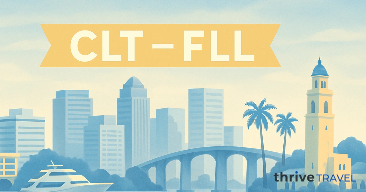 Charlotte to Fort Lauderdale