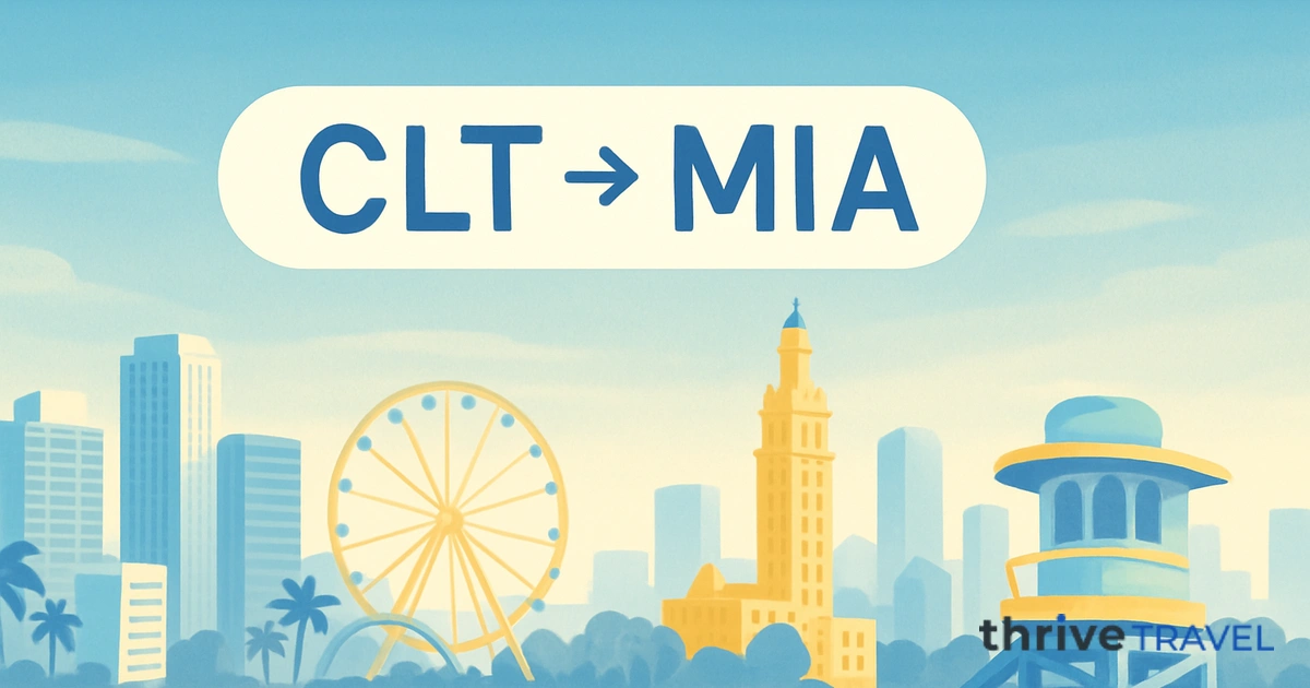 Charlotte to Miami