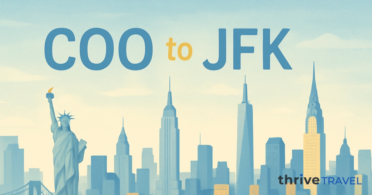 Cotonou to New York
