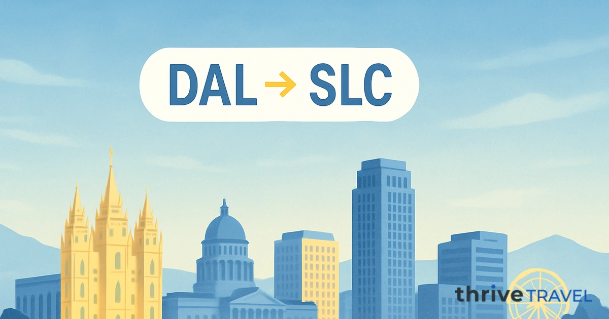 Dallas to Salt Lake City