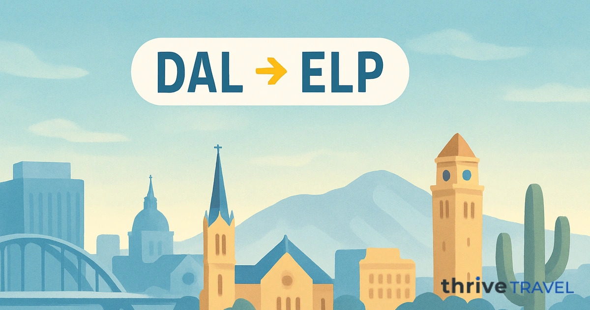 Dallas to El Paso