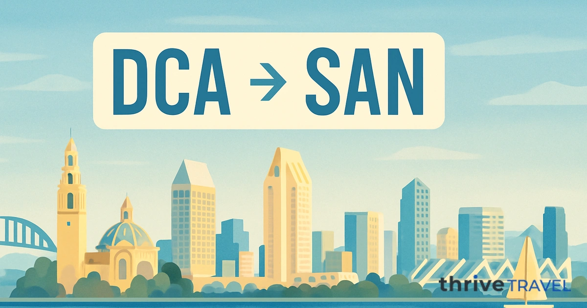 Washington to San Diego