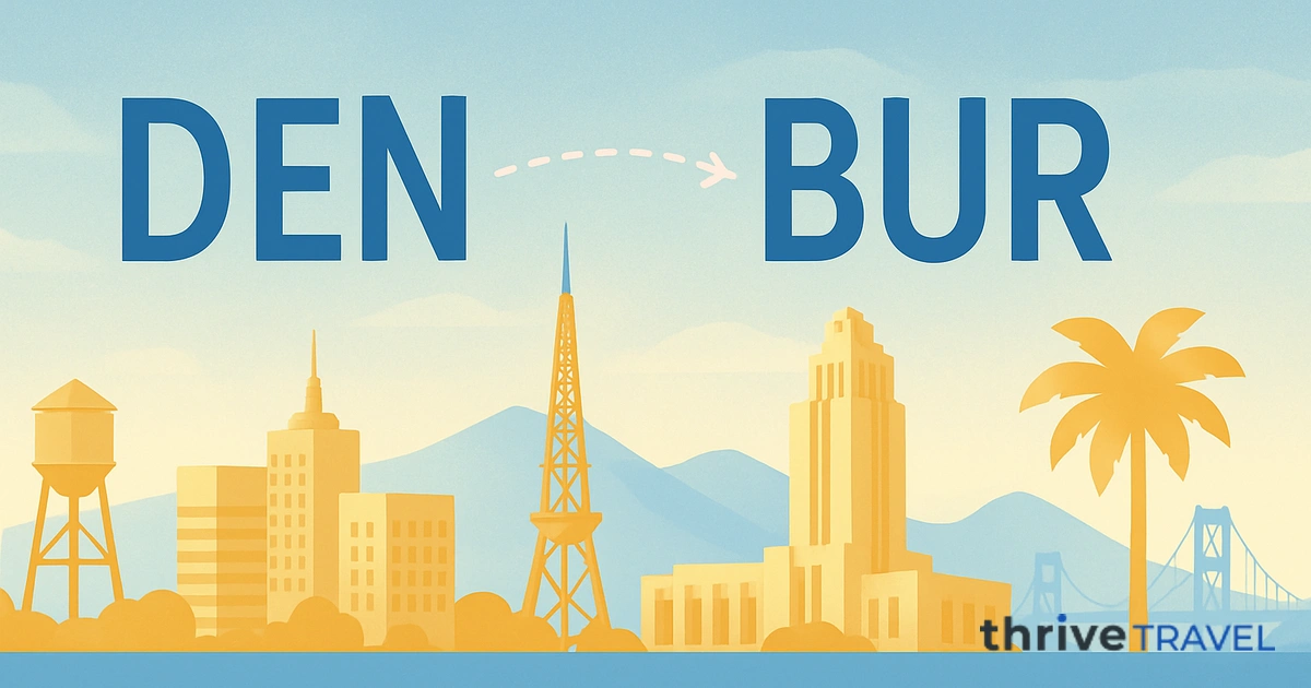 Denver to Burbank