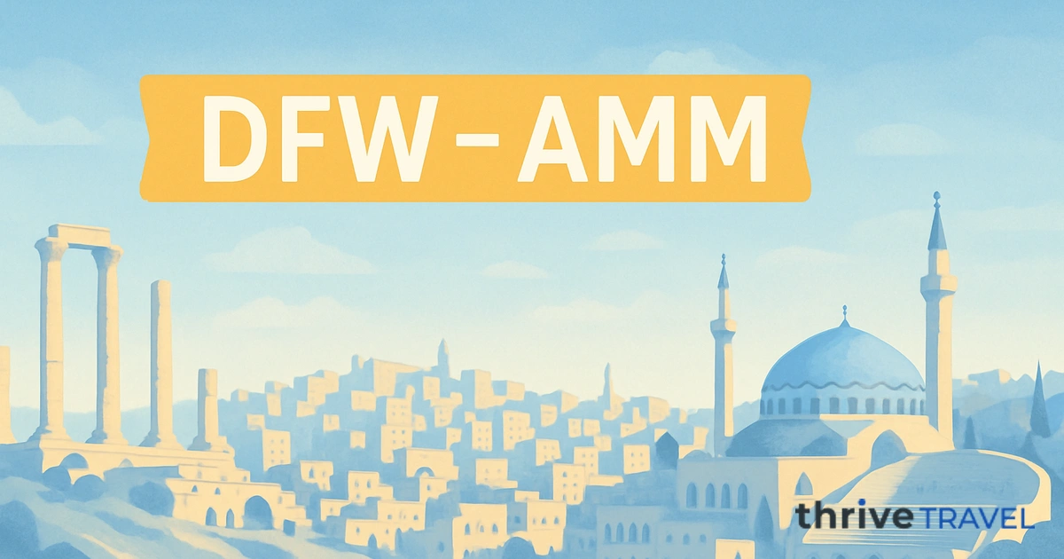 Dallas to Amman