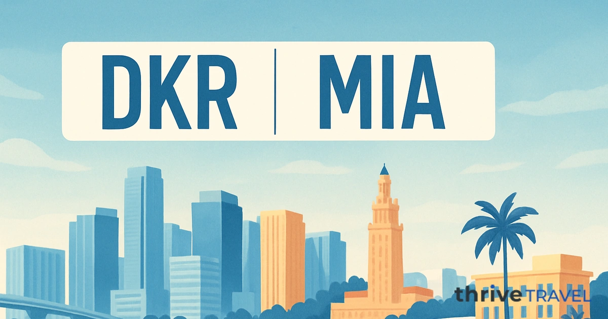 Dakar to Miami