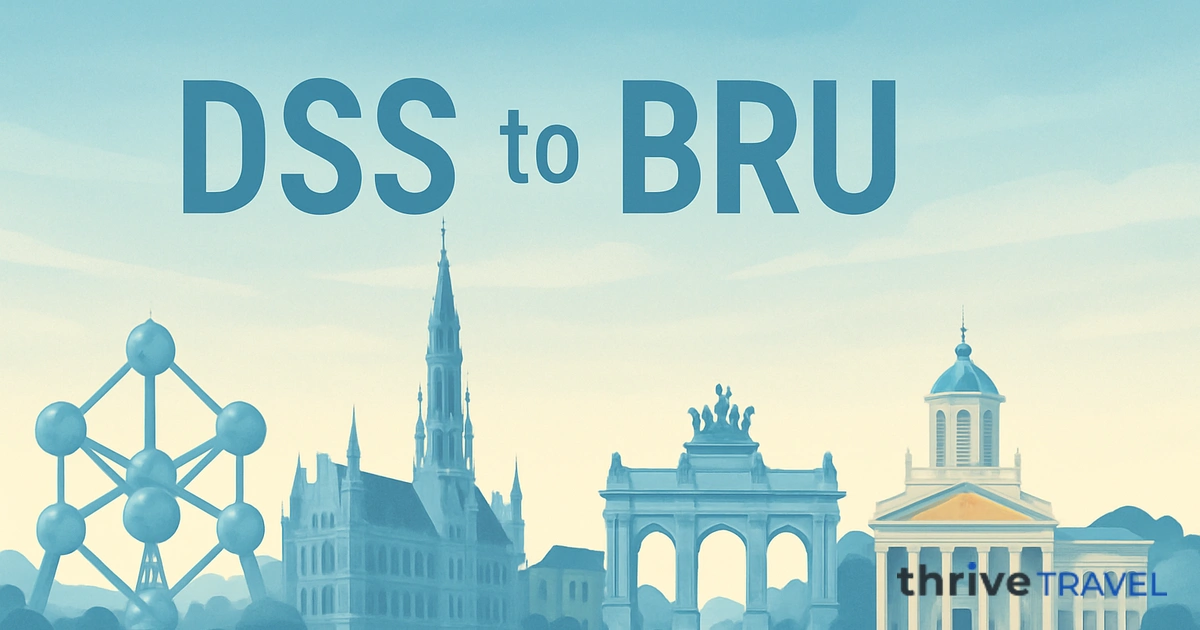 Dakar to Brussels