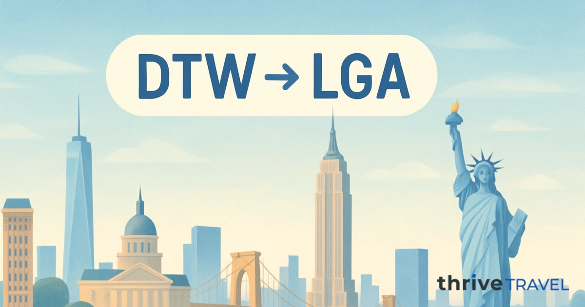 Detroit to New York