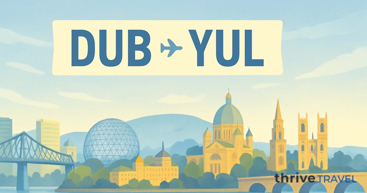 Dublin to Montreal