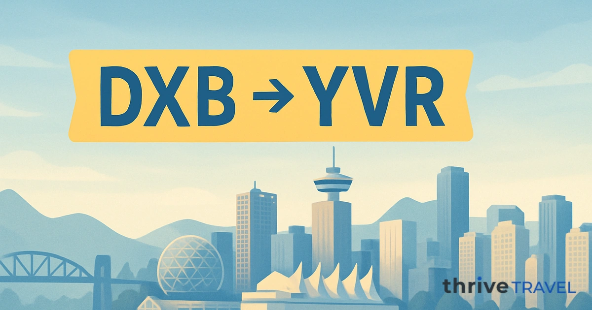 Dubai to Vancouver