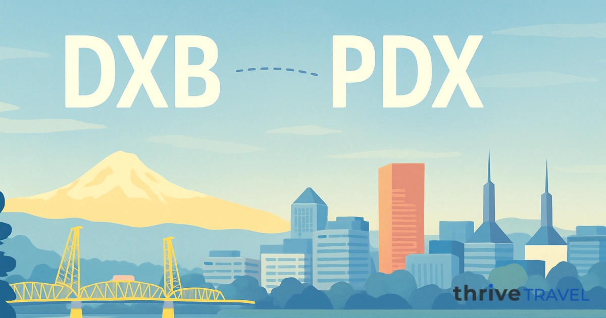 Dubai to Portland