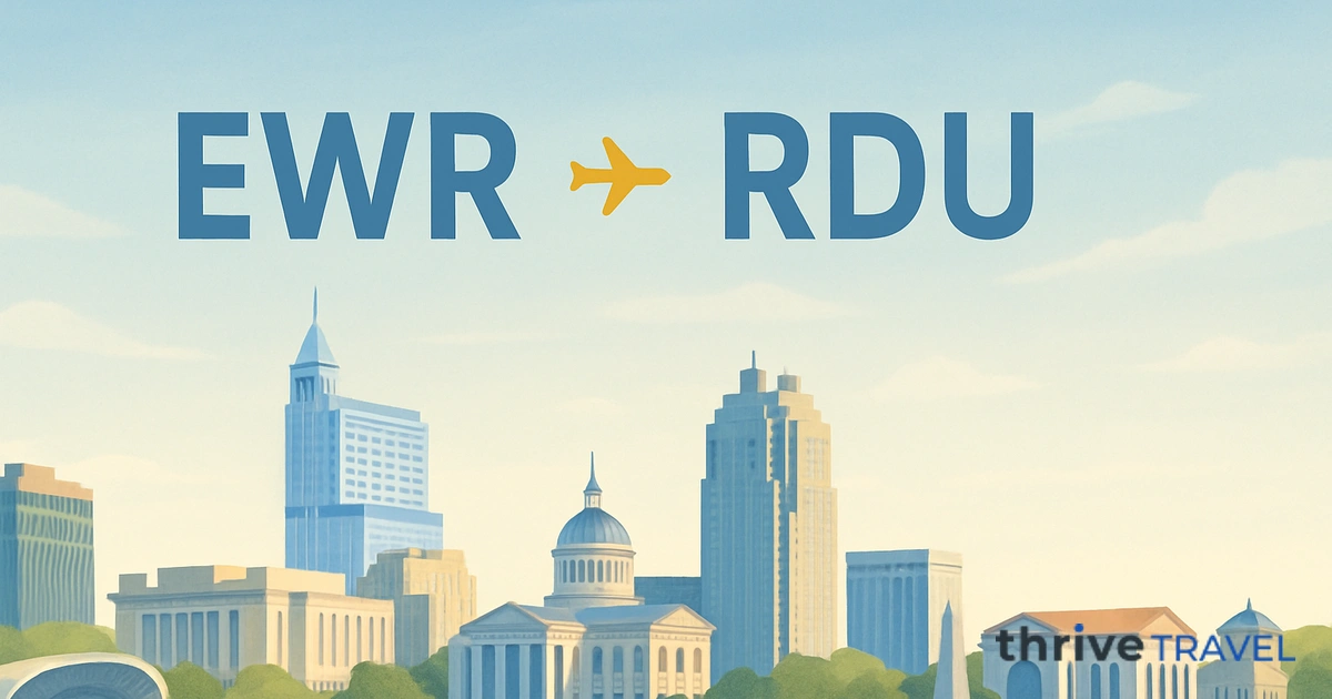 Newark to Raleigh-Durham