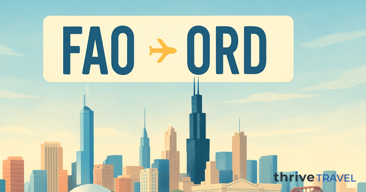 Faro to Chicago