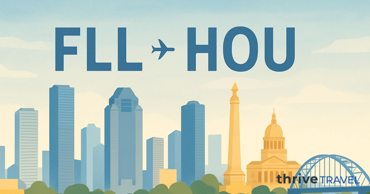Fort Lauderdale to Houston