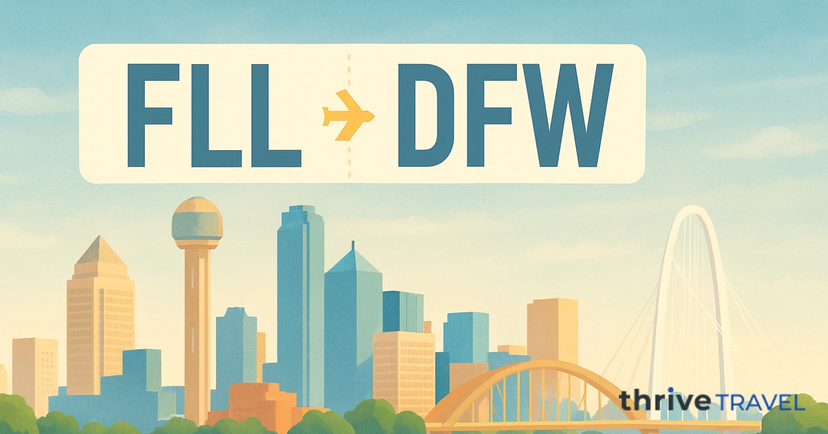 Fort Lauderdale to Dallas