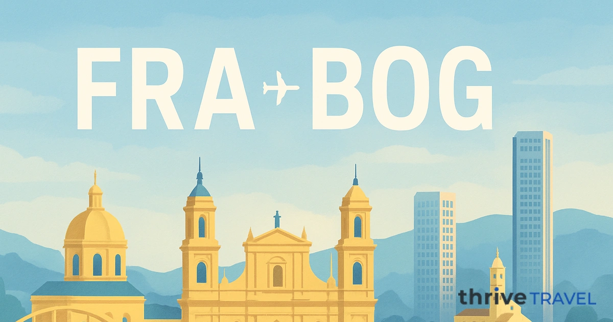 Frankfurt to Bogotá