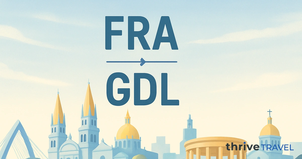 Frankfurt to Guadalajara