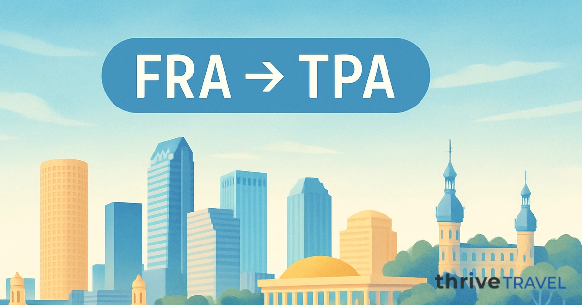 Frankfurt to Tampa