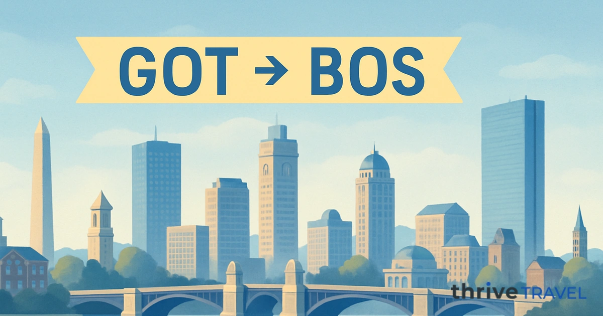 Gothenburg to Boston