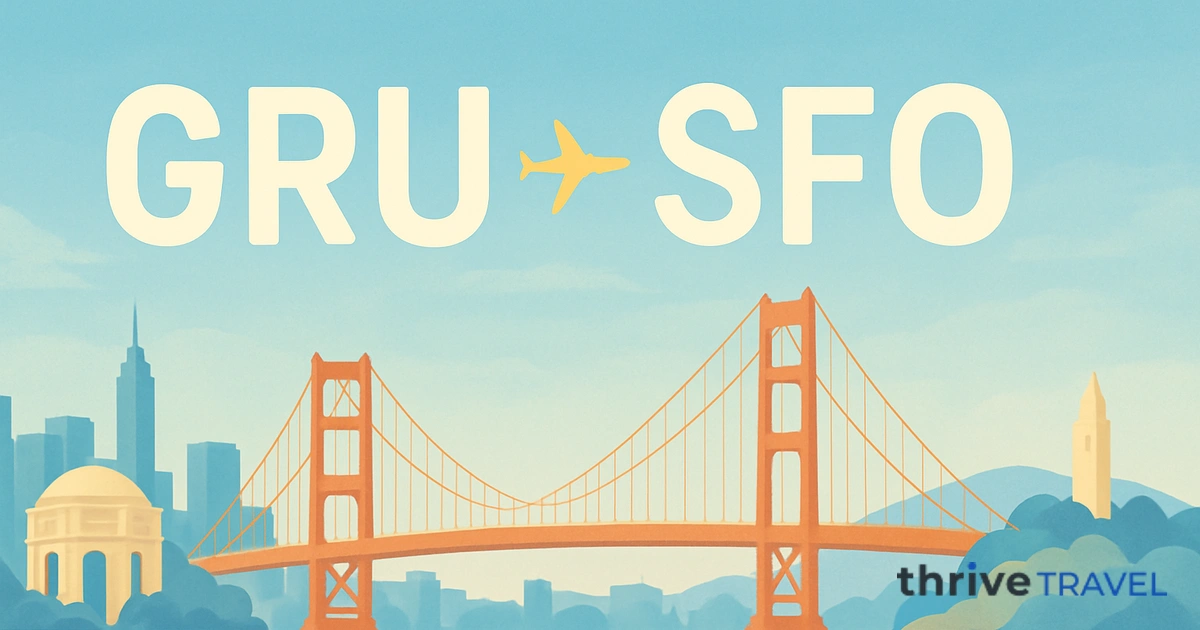 São Paulo to San Francisco