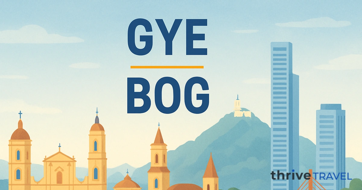 Guayaquil to Bogota
