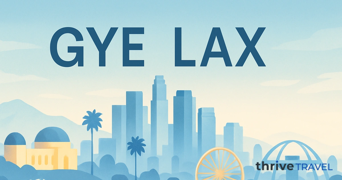Guayaquil to Los Angeles