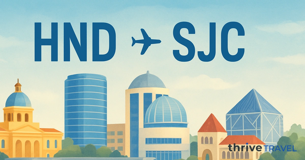 Tokyo to San Jose